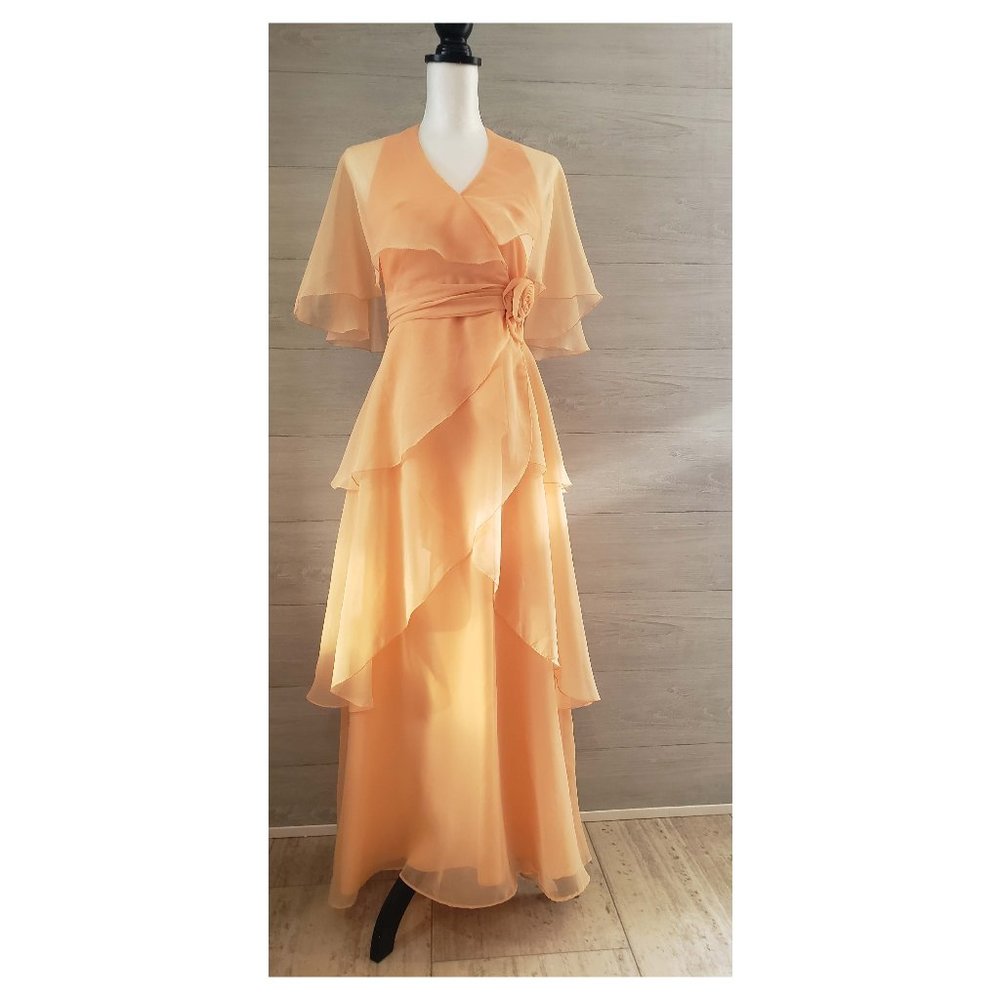 Vintage late 60’s Peach Dress (XS/S)
